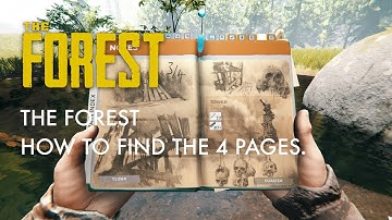 The Forest | How to find the 4 pages.