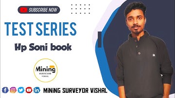 Hp Soni book test series|| mining sirdar Overman|| DGMS EXAMS|| mining surveyor vishal