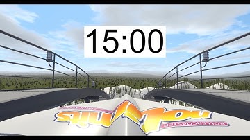 Roller Coaster 15 Minuts Countdown Timer