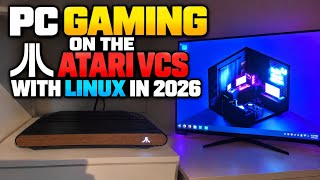 PC Gaming on a Stock Atari VCS with Linux in 2026