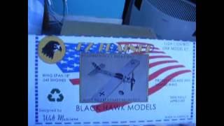 My first control line (plane) kit, un-boxing