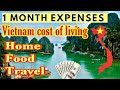 HOW EXPENSIVE IS Vietnam  (one month living expense in Vietnam 🇻🇳) #indianbloggerinvietnam