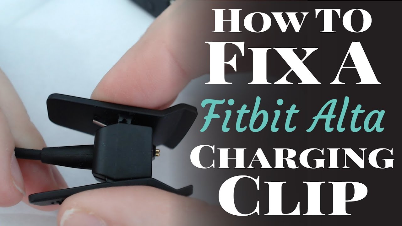 Broken Fitbit Alta Charging Clip 