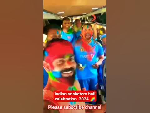 indian cricketar holi