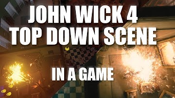 I made the John Wick 4 - Top Down Scene in Unreal Engine