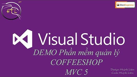 Demo Phần mềm quản lý CoffeeShop viết bằng MVC 5