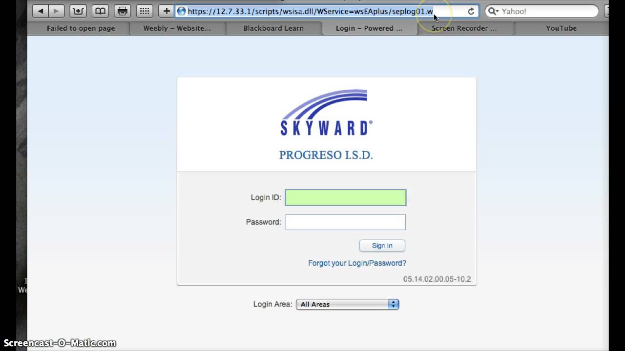 Log into Skyward from Home - YouTube