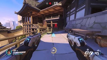 Overwatch Beta - Hanamura Attack - Tracer fast Obj take