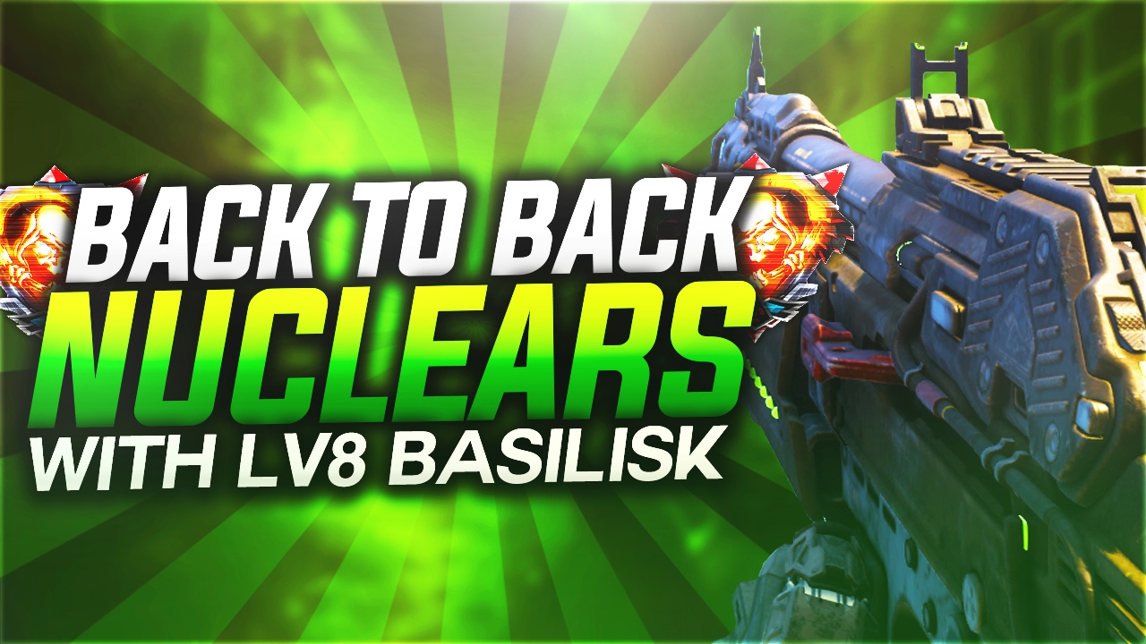 LIVE BACK TO BACK NUCLEAR MEDALS w/ LV8 BASILISK! - LV8 BASILISK DLC WEAPON DESTROYS ON BLACK OPS 3! - Thanks for watching! Leave a like if you enjoyed!