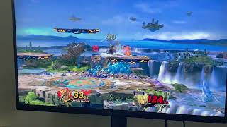 SSBU Cpt Falcon VS Cloud Lvl 9 CPU