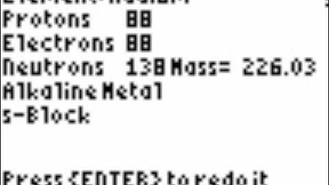 TICalc - Atomic Mass