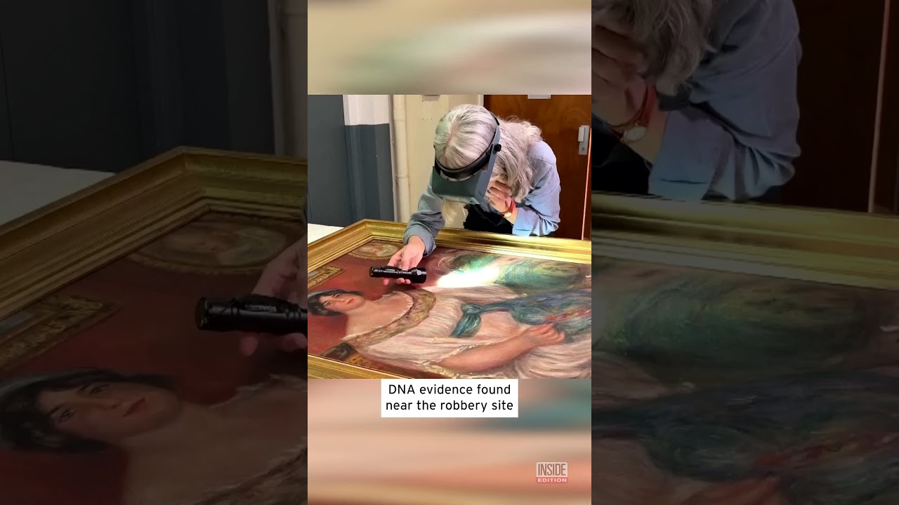 Crime Scene DNA Leads To Stolen Renoirs #shorts