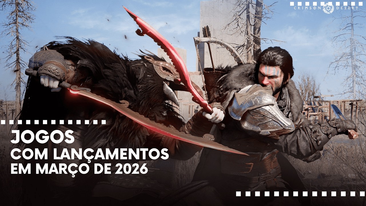 Jogos com Lançamentos em Março de 2026