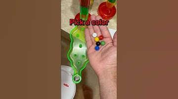 Pick a color! Incredible Marble Race!
