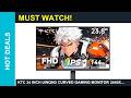 KTC 34 Inch UWQHD Curved Gaming Monitor 3440x1440 Review Is it Worth it