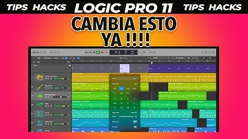 COMO USAR LOGIC PRO 11 CAMBIOS QUE NECESITAS HACER SI O SI YA!!  - PRINCIPIANTES HASTA AVANZADOS