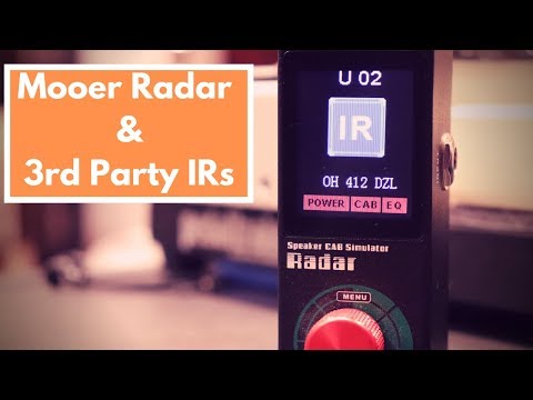 Mooer Radar - How to import 3rd Party IRs (Impulse Responses)