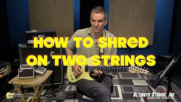 How to Shred on 2 strings