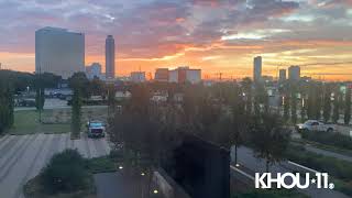 Timelapse: BEAUTIFUL SUNRISE in Houston