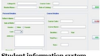 Student Information System Project