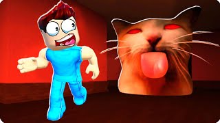 🙀ПОБЕГ ОТ КОТА ЕХЕ В РОБЛОКС! ШЕДИ ROBLOX ESCAPE BLEH CAT!