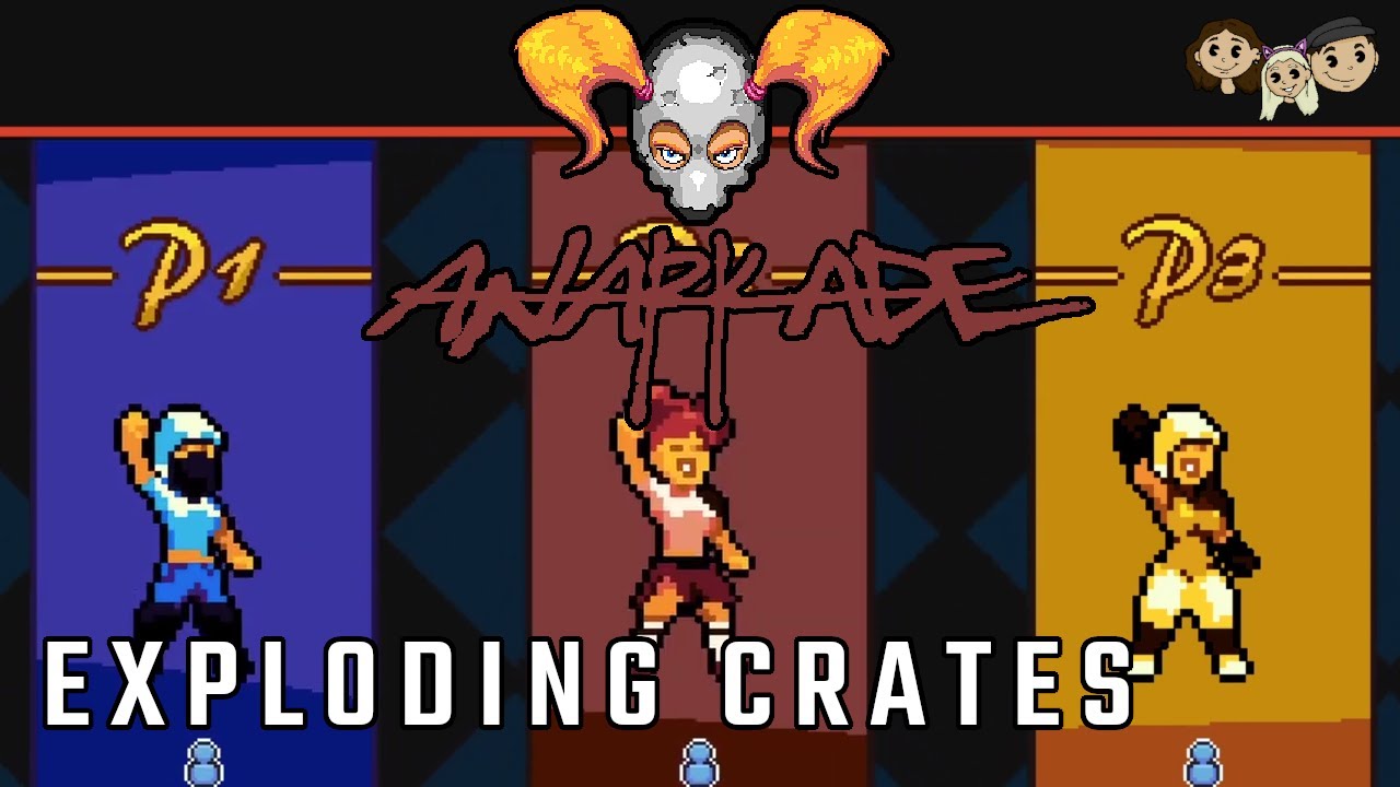 Anarkade Gameplay #1 [Demo] : EXPLODING CRATES | 3 Player - YouTube