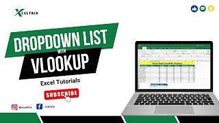 How to use Data Validation Drop-Down List with Vlookup