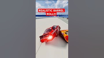 BIG BARREL ROLL!!! #automobile #nascar #racing #nr2003 #motorsport #talladega #autoracing #crash