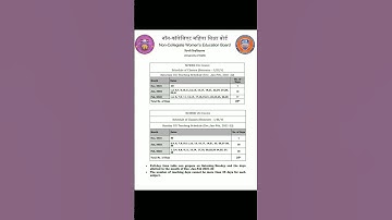 NCWEB UG center classes schedule for 1,3and 5 semester has release||