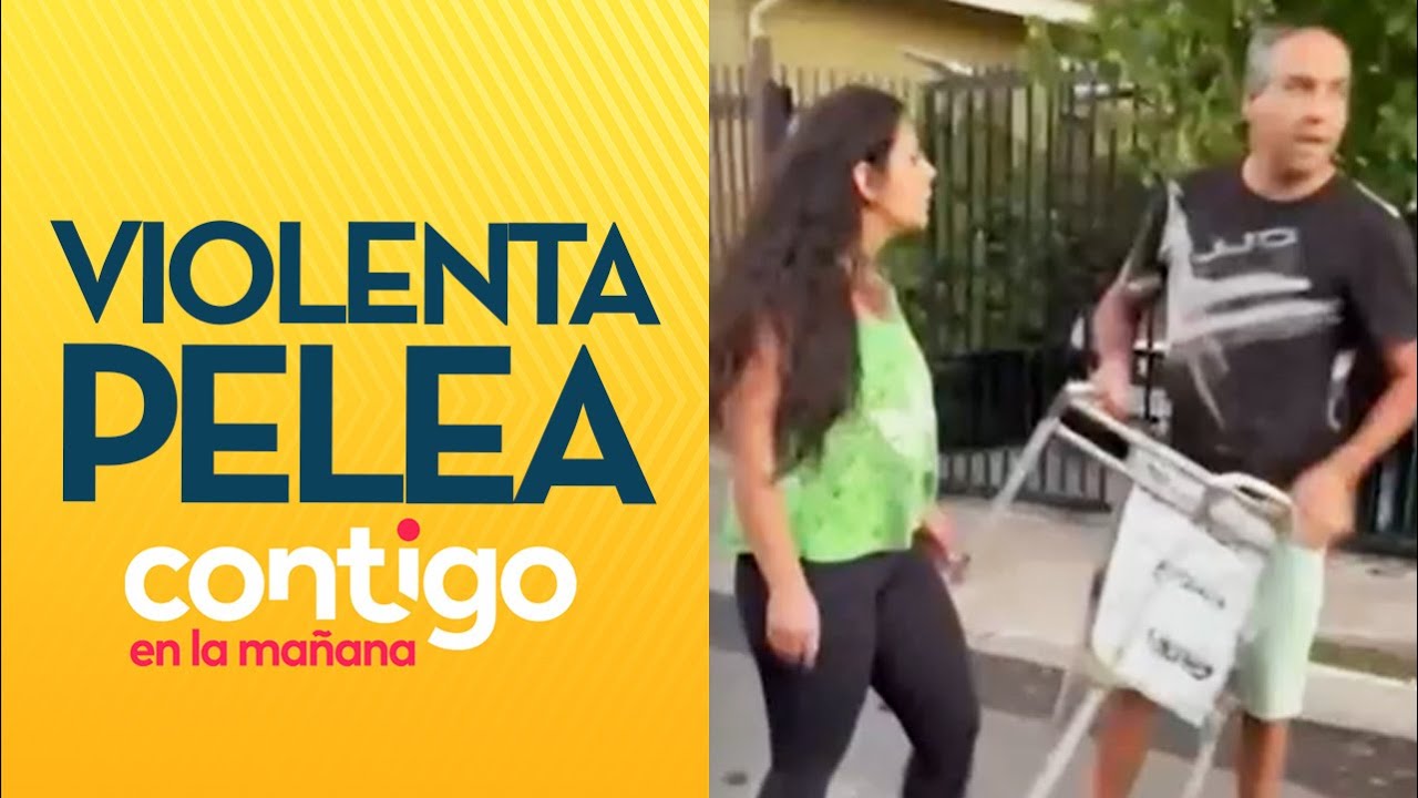 POR LETRERO EN LA CALLE: La violenta pelea de vecinos en Peñaflor - Contigo en la Mañana