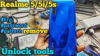 Realme 5/5i/5s frp, password remove by unlock tools. 
