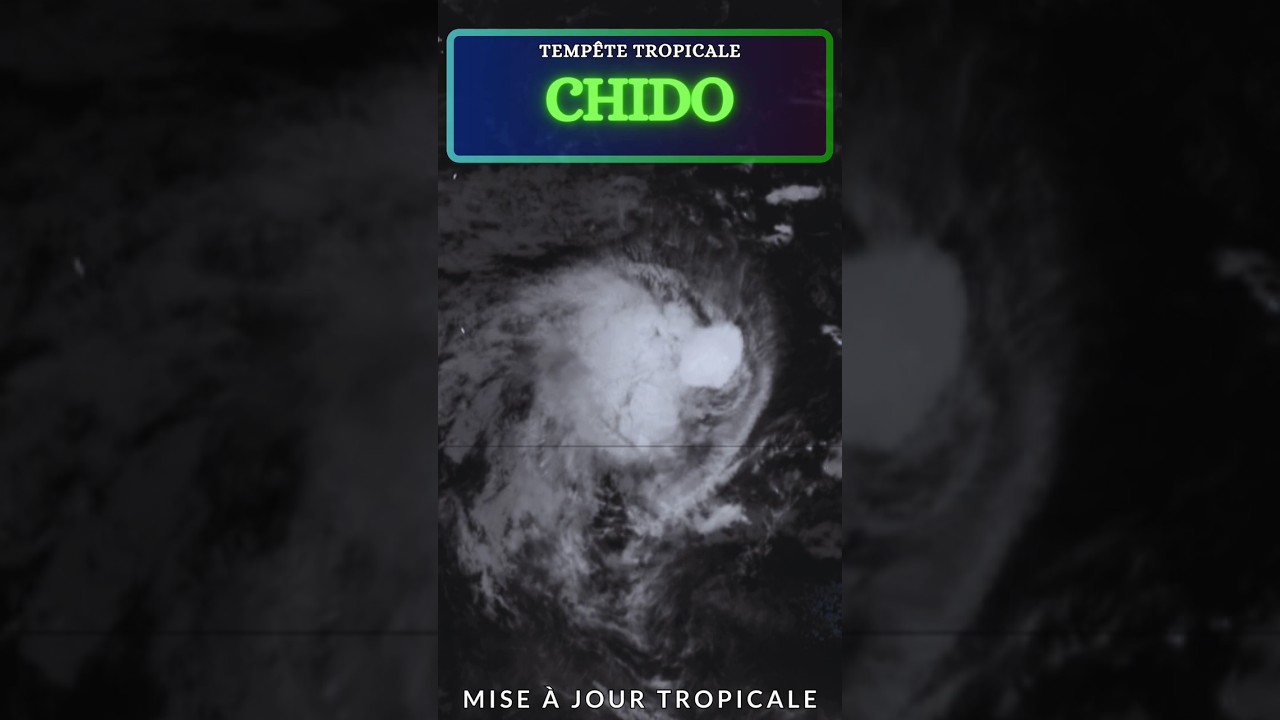 Le cyclone tropical Chido se forme! Menace potentielle pour Madagascar #madagascar #cyclone #chido