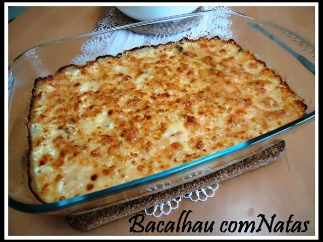 BACALHAU COM NATAS, RECEITA FÁCIL E DELICIOSA