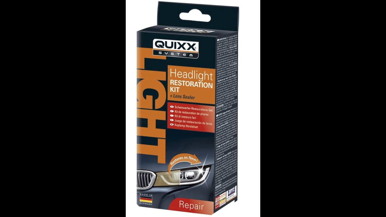 Quixx headlight restoration review 