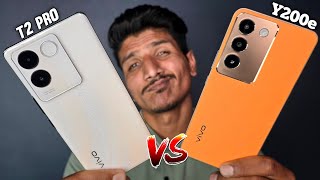 Vivo Y200e 5G Vs Vivo T2 Pro 5G Full Comparison | Battery, Speed & Camera Test !