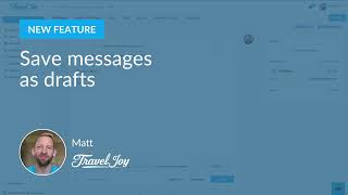 Save Messages As Drafts Traveljoy