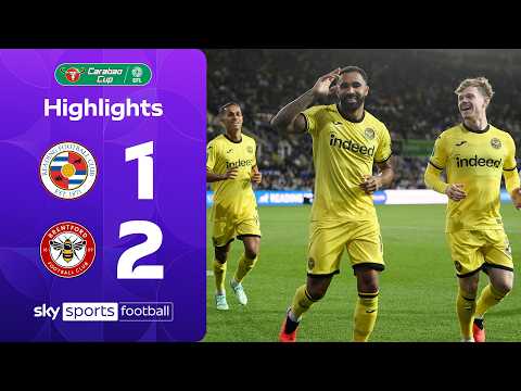 Bees through to last 16! | Reading 1\u002D2 Brentford | Carabao Cup Highlights