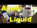 Liquid Pre-Emergent, Chapin Battery Sprayer Bucket Testing