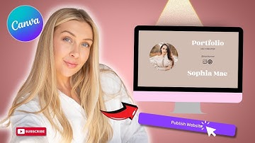 How To Publish A Portfolio Website From Canva - Easy Tutorial 2024