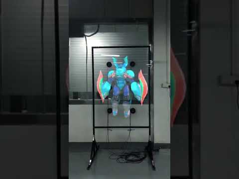  3D spinning led Holographic visual fan holographic  