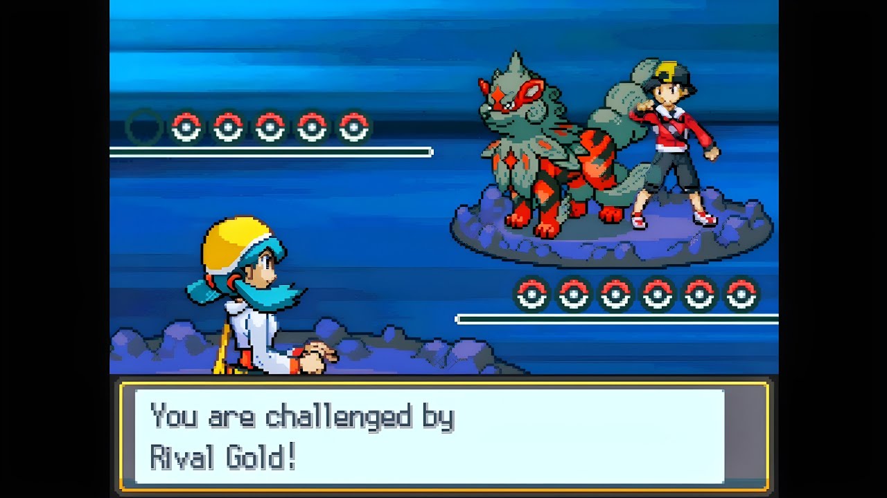 Pokemon Soothing Silver - Pokemon Trainer Gold @ Ice Path, Lamenting + Fire Stone (Hard Mode)