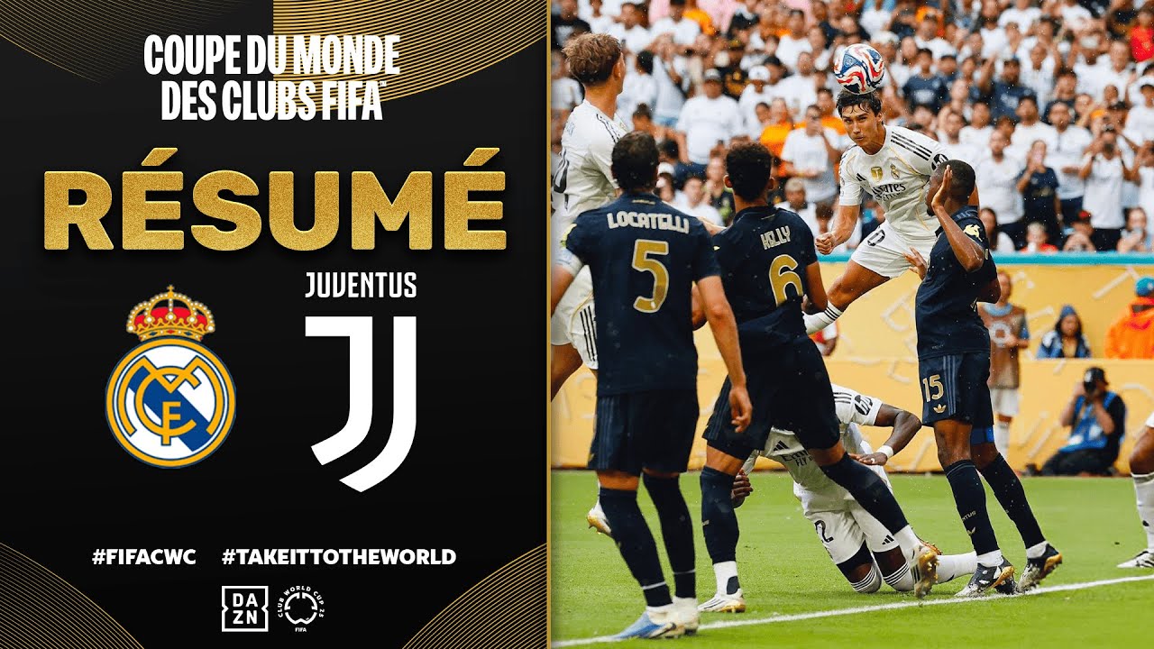 Résumé de Real Madrid vs. Juventus | Coupe du Monde des Clubs | 8e de finale