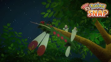 New Pokemon Snap - Resting its Wings (3 Star Yanmega) | LenTalk Request [Founja Jungle (Night)]