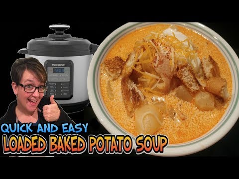 Making Food Monday: Pressure Cooker Loaded Baked Potato Soup