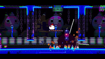 [Bomb Chicken] ALL COLLECTIBLES - Walkthrough / Level 20, 21, 22