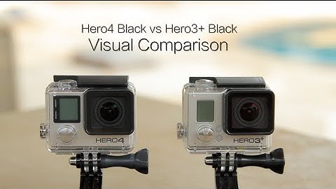 GoPro Hero4 vs Hero3+ Black - Visual Comparison - GoPro Tip #378 | MicBergsma