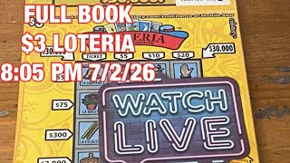 Full Book of $3 Loteria Tickets‼️California Lottery Scratchers🤞🍀🍀🍀