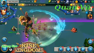 Quất luôn Quan Vũ lên Level 10 - 4 sao | Rise of Kingdoms