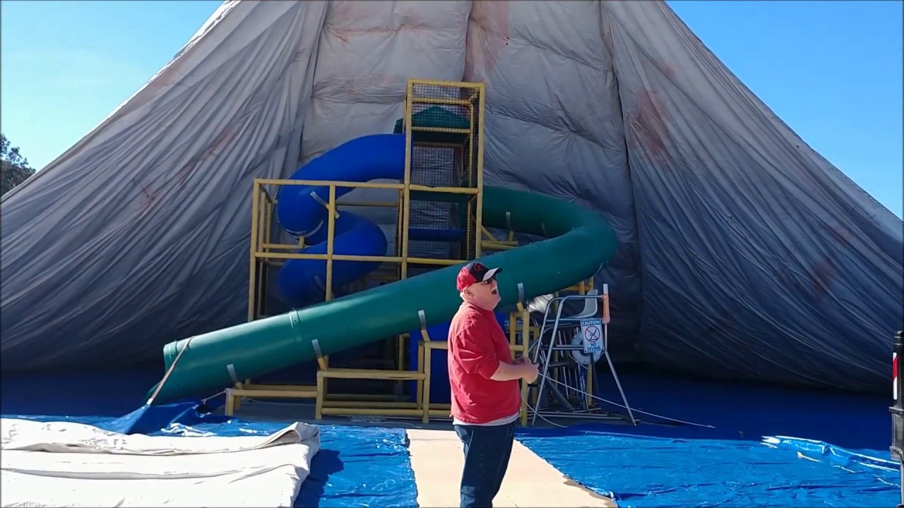 VIDEO Twin Rivers YMCA Pool Dome! YouTube