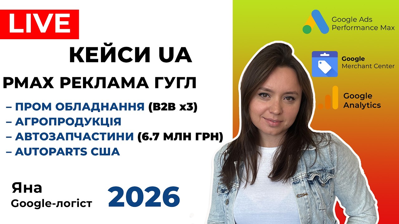 Кейси Performance Max Google: x3, ROAS + Масштабуємо Кількість  6,77 млн грн. Україна 2026